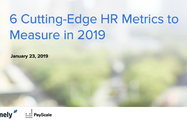 6 Cutting Edge HR Metrics