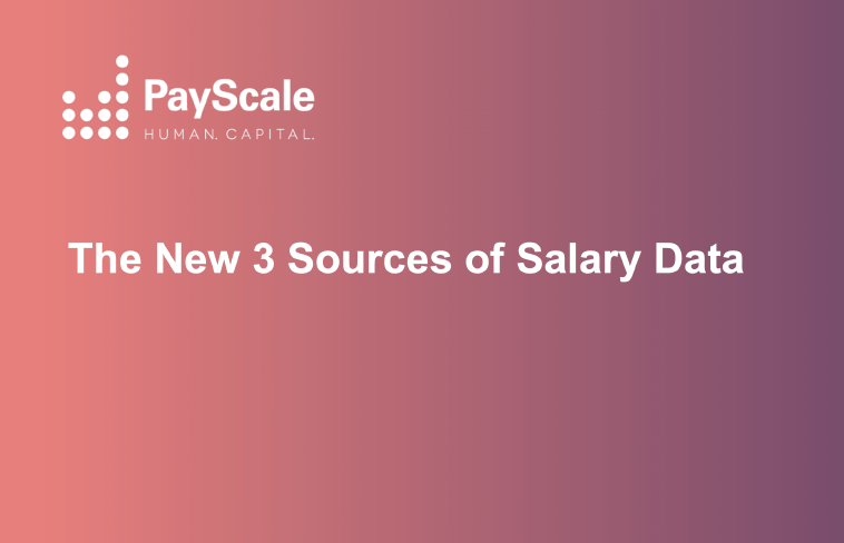 Salary Data Sources