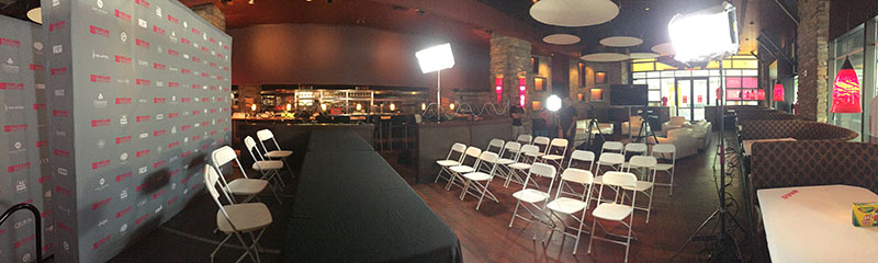 Portland Film Festival filmmakers lounge and filmmaker stage