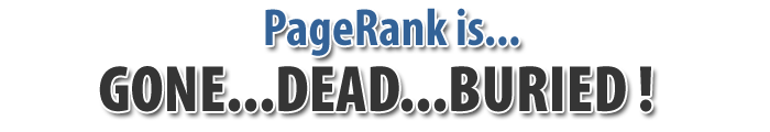 Pagerank is dead