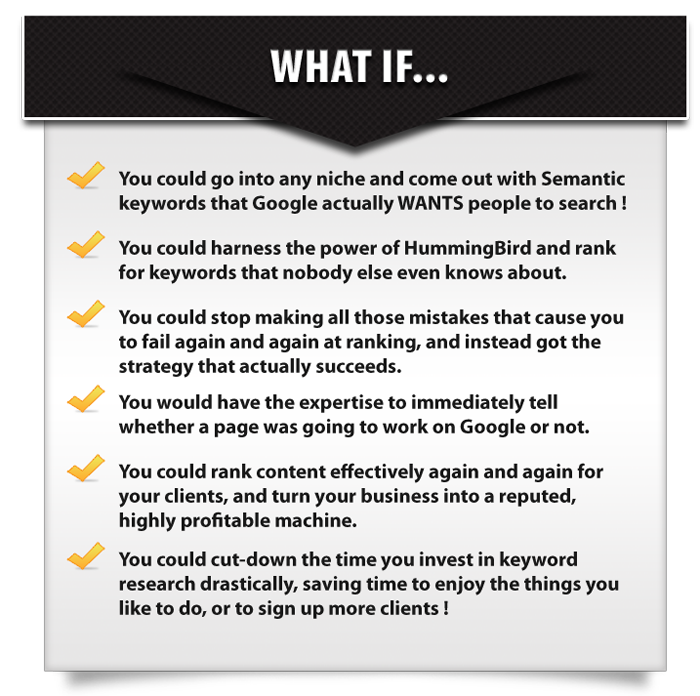 What if!