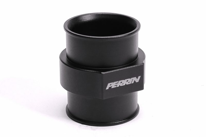 A black PERRIN Coolant Hose Adapter with a white PERRIN logo.