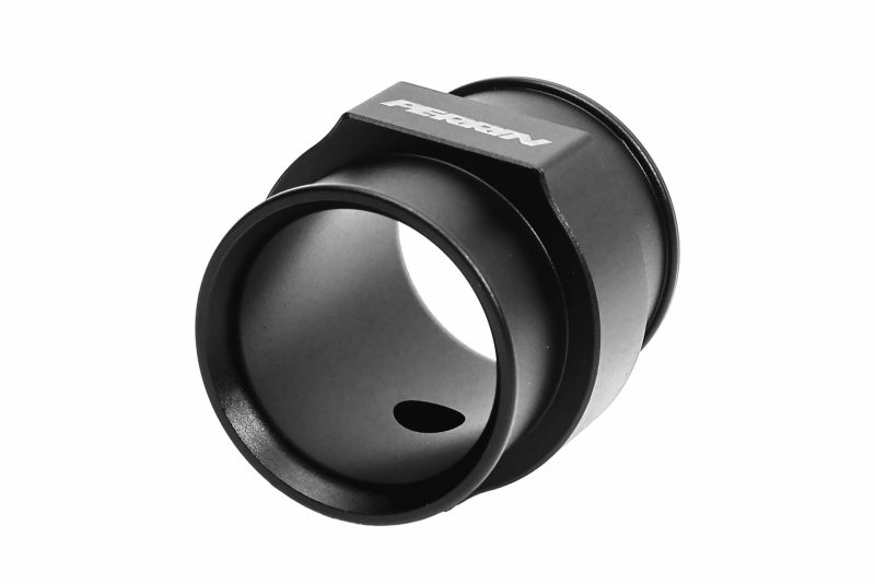 A black PERRIN Coolant Hose Adapter with a white PERRIN logo.