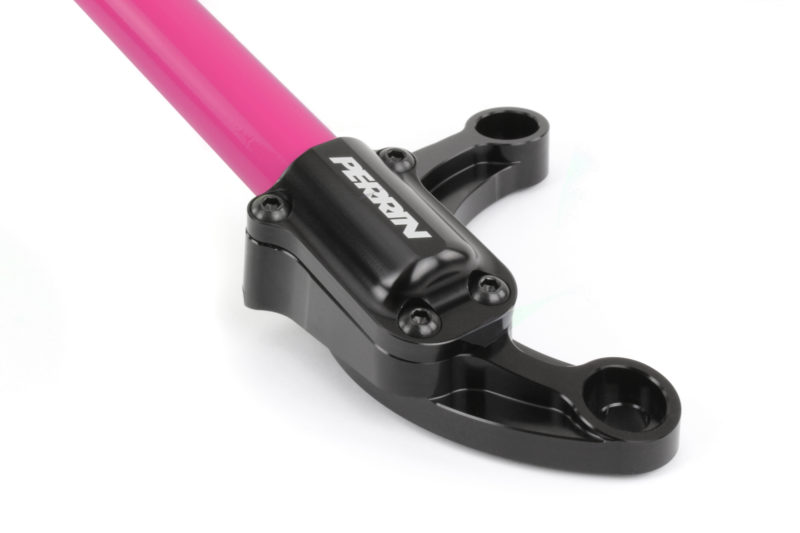 2008-2021 Subaru WRX STI Perrin Front Strut Tower Bar Pink