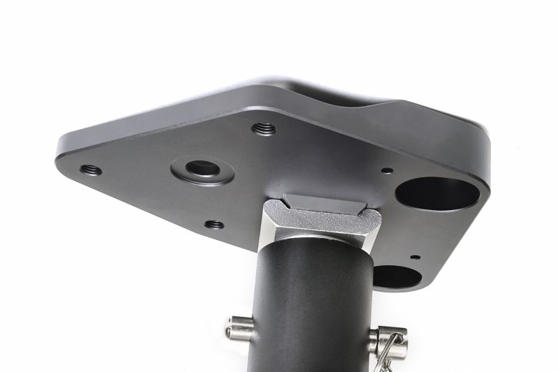 The integrated billet jack point on a PERRIN Front Control Arm Brace.