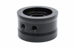 A black PERRIN Oil Temperature Adapter.