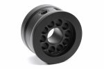 A black PERRIN Oil Temperature Adapter.