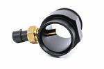 A black PERRIN Coolant Hose Adapter.