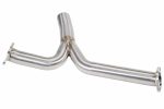 Y-pipe piece of the PERRIN Midpipe for WRX on a white background.