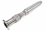 A piece of the PERRIN Midpipe for WRX on a white background.