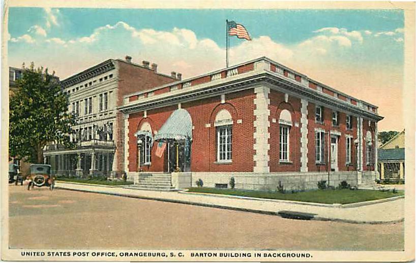 U.S. Post Office Orangeburg, South Carolina (1912) Philatelic Database