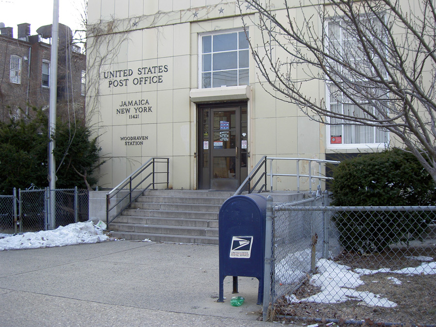 Woodhaven Post Office, Jamaica, New York 11421 (2014) Philatelic Database