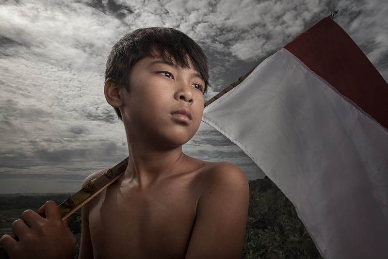 Naked asian boy