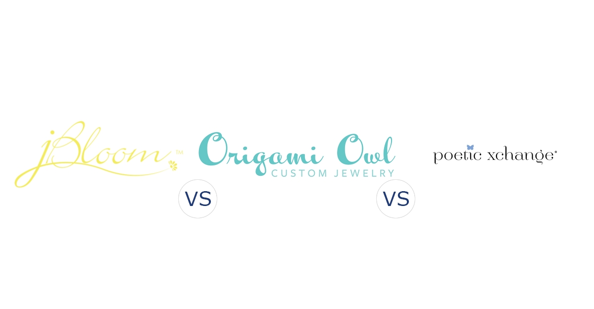JBloom vs. Origami Owl vs. Poetic Xchange