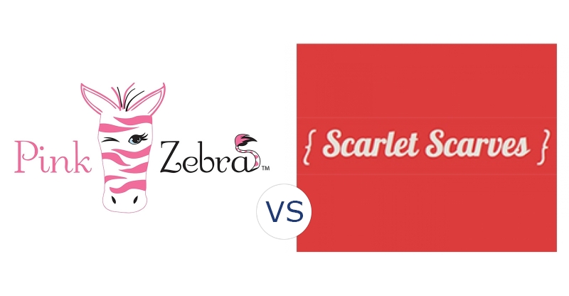 Pink Zebra vs. Scarlet Scarves