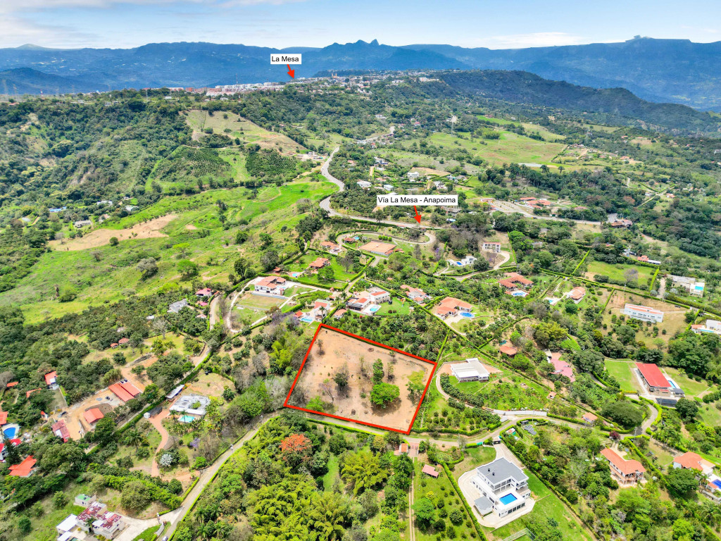 Lote En Venta - Condominio Campestre Loma De Palma, La Mesa