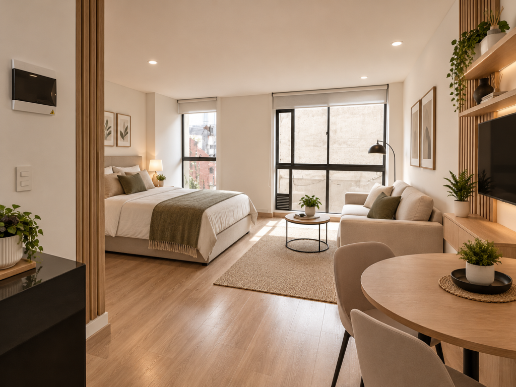 Apartaestudio En Arriendo - Candelaria, Bogotá