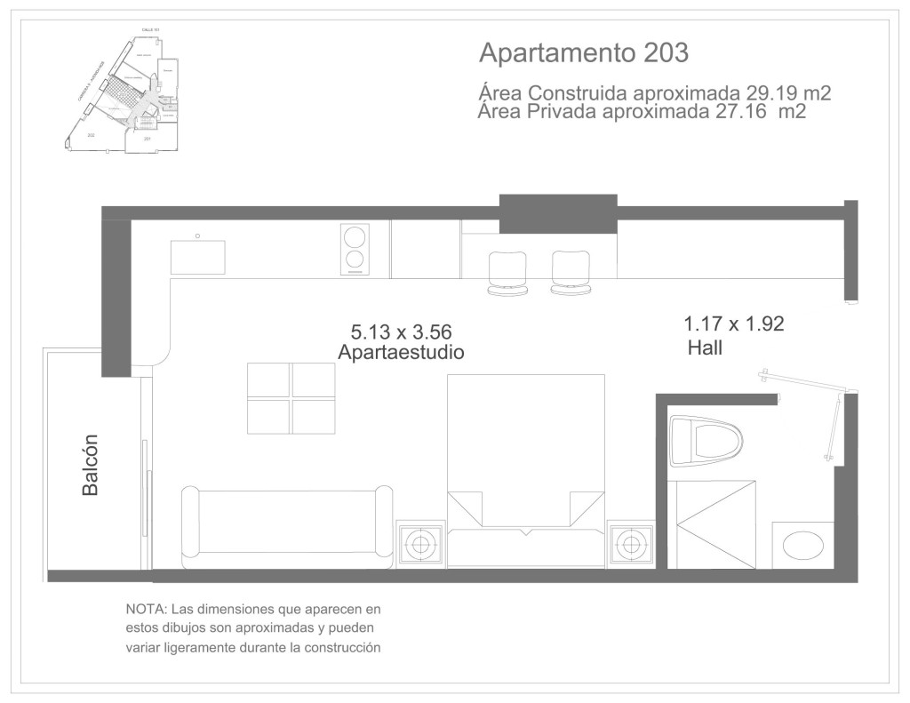 Apartaestudio En Venta - Rincon Del Chicó, Bogotá