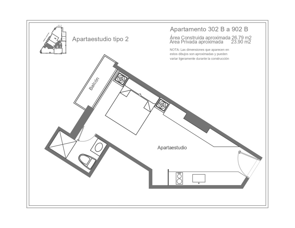 Apartaestudio En Venta - Rincon Del Chicó, Bogotá