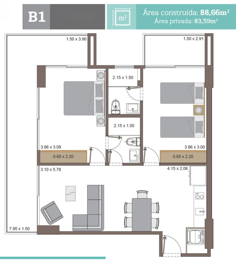 Apartamento En Venta - Pozos Colorados, Santa Marta
