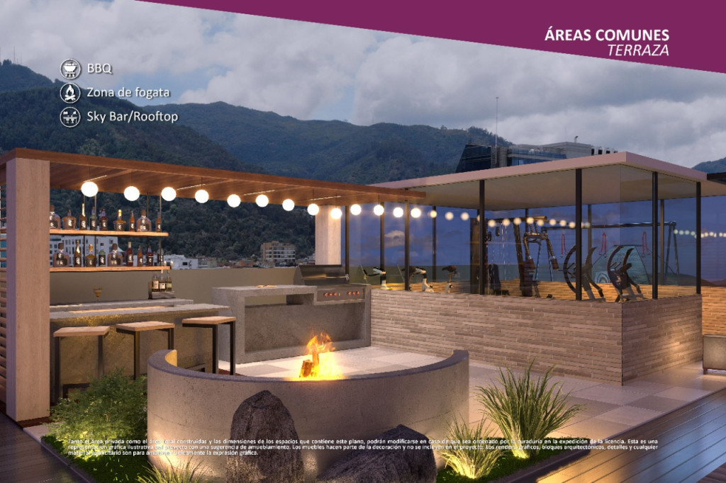 Apartamento de 2 alcobas en venta en Chico Norte, Bogotá, 85 m² · foto 2 de 6
