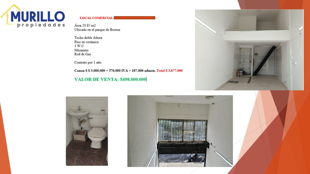 Local en Venta en Boston, Medellín — foto 1