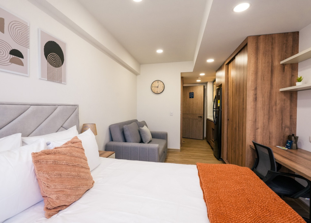 Apartaestudio En Arriendo - La Castellana, Bogotá