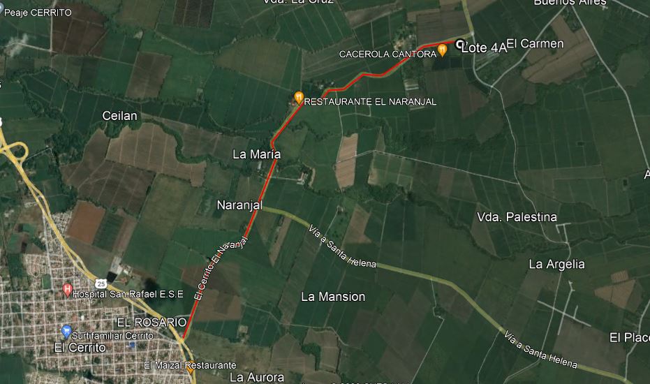 Lote En Venta - Vía El Naranjal-Ginebra, Ginebra