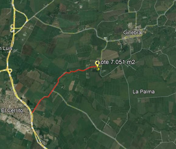 Lote En Venta - Vía Naranjal-Ginebra, Ginebra