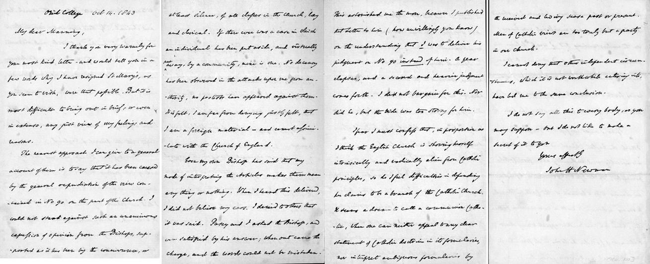Newman essay development christian doctrine