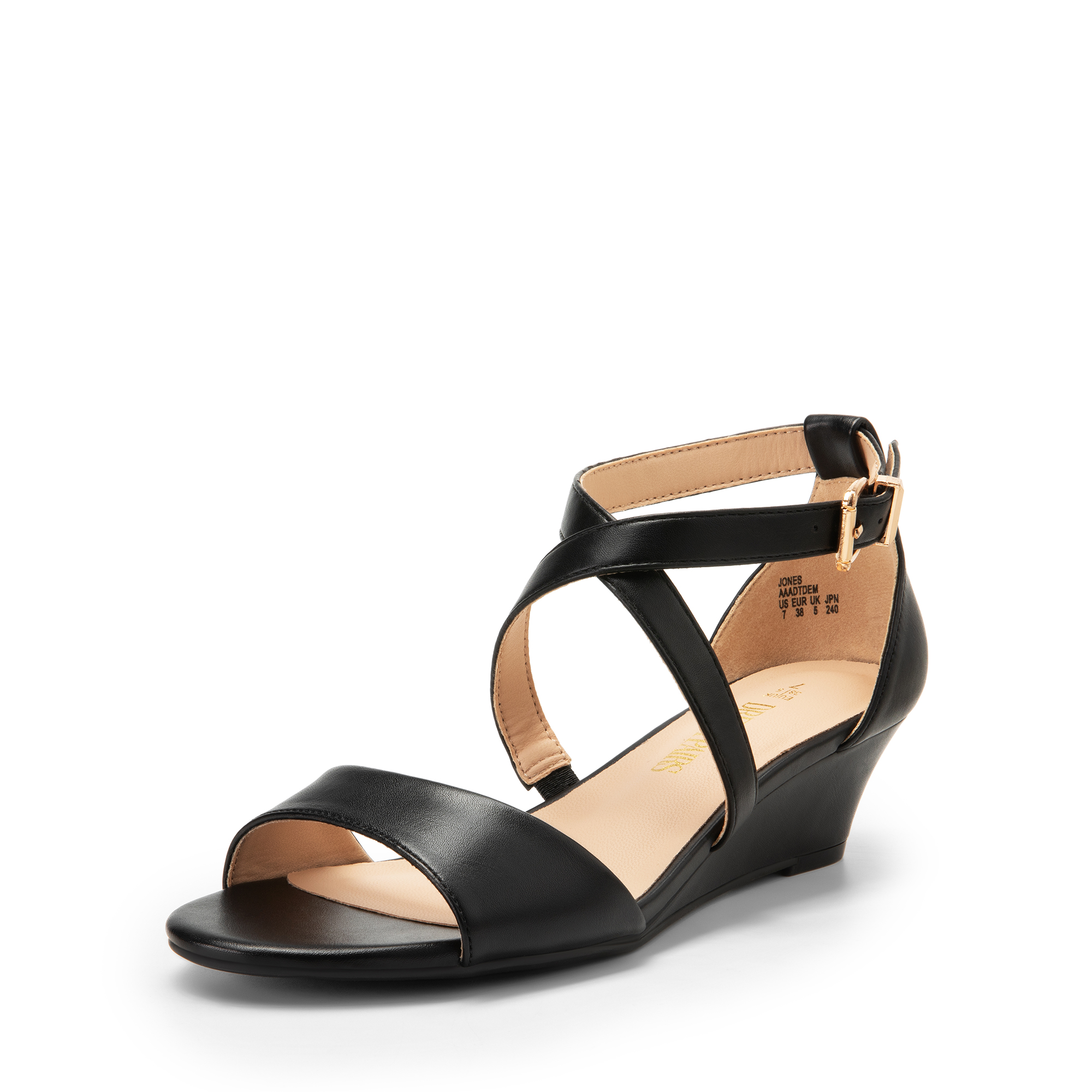 DREAM PAIRS Women's Ankle Strap Low Wedge Sandals Open Toe Casual Dress Shoes - Picture 19 of 19
