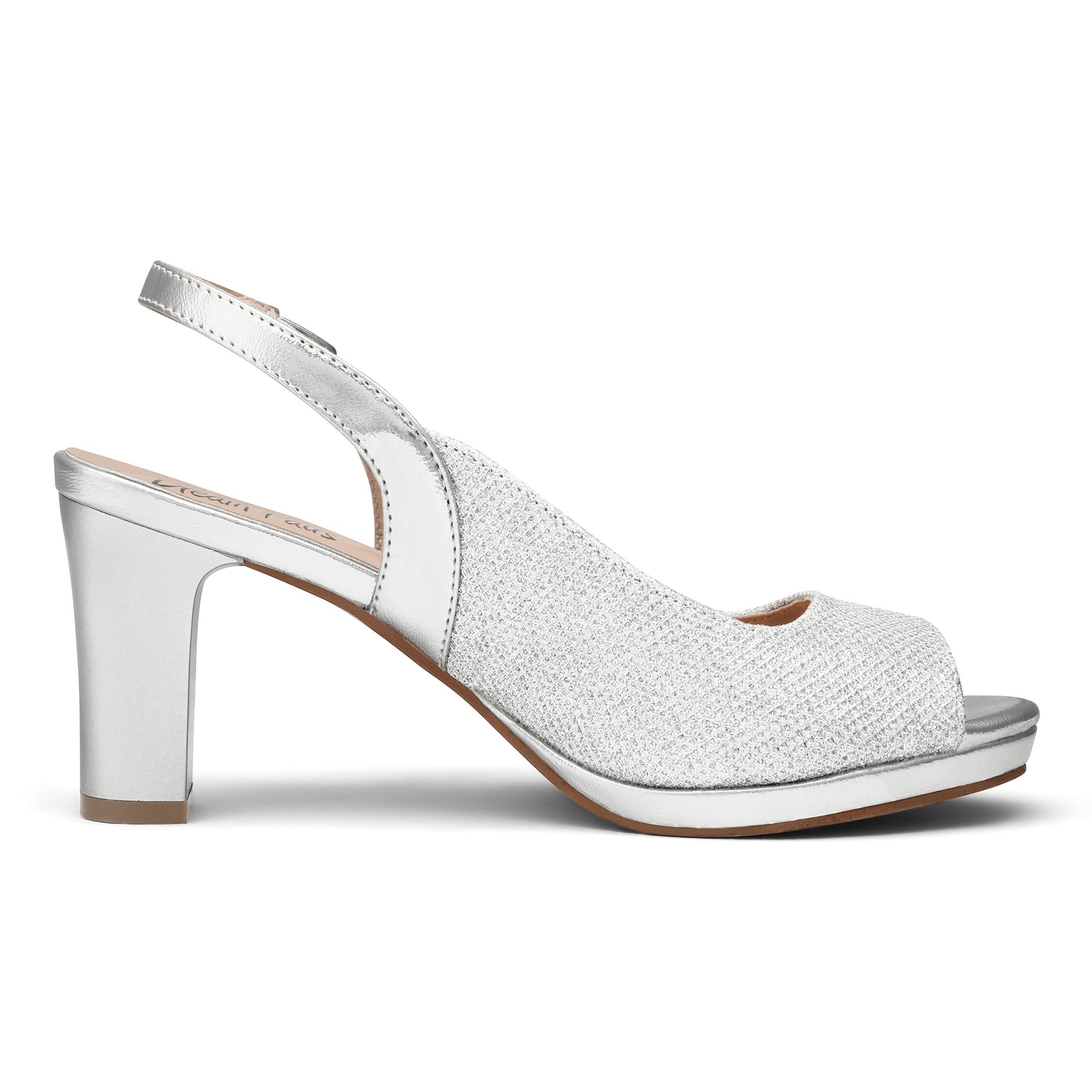 DREAM PAIRS Women's Chunky Platform Pump Shoes Peep Toe Slingback Dress Shoes - Picture 24 of 30