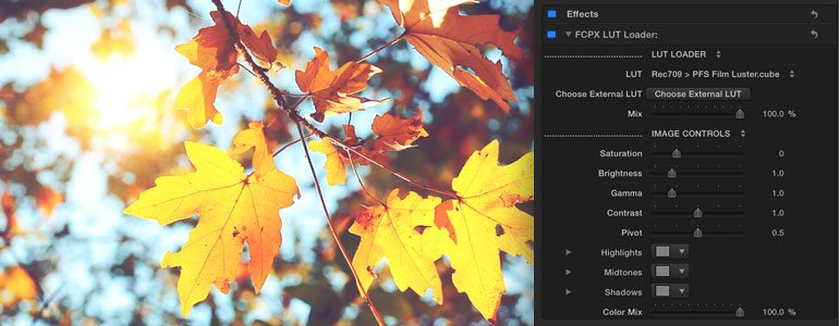 Professional - Color Grading LUT Presets for Final Cut Pro X