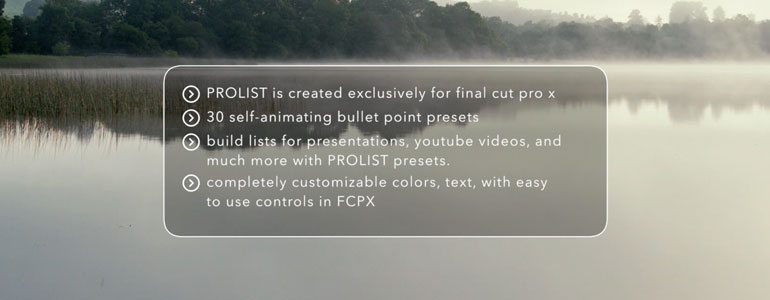 Color Presets Final Cut Pro X