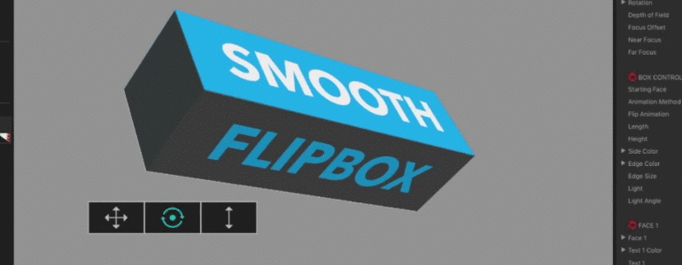 protext flipbox 3d text