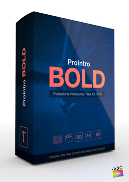 Final Cut Pro X Plugin ProIntro Bold