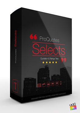 Final Cut Pro Plugin - ProQuotes Selects