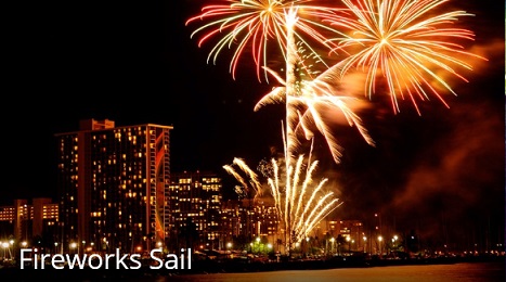 Product Fireworks Sail- Waikiki