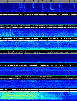 Spectrogram for Puget Sound at 2025/10/12 03:40 GMT+0