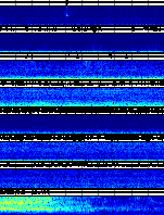 Spectrogram for Puget Sound at 2025/10/12 09:40 GMT+0