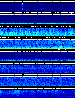 Spectrogram for Puget Sound at 2025/10/12 13:40 GMT+0