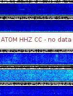 Spectrogram for Mount Adams at 2025/10/12 04:30 GMT+0
