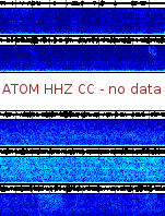 Spectrogram for Mount Adams at 2025/10/12 10:20 GMT+0