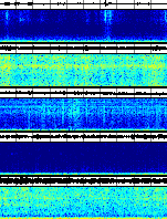 Spectrogram for Crater Lake at 2025/10/12 09:00 GMT+0