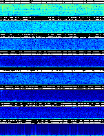 Spectrogram for Newberry at 2025/10/12 12:30 GMT+0