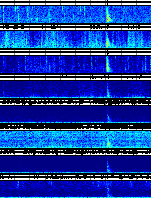 Spectrogram for Mount Rainier at 2025/10/12 00:50 GMT+0