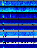 Spectrogram for Mount Rainier at 2025/10/12 02:30 GMT+0