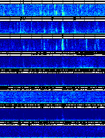 Spectrogram for Mount Rainier at 2025/10/12 04:00 GMT+0