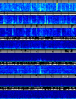 Spectrogram for Mount Rainier at 2025/10/12 07:30 GMT+0