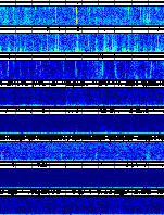 Spectrogram for Mount Rainier at 2025/10/12 09:50 GMT+0